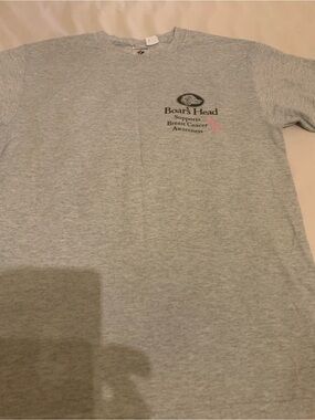 Boar's Head Gray Breast Cancer Awareness Tee